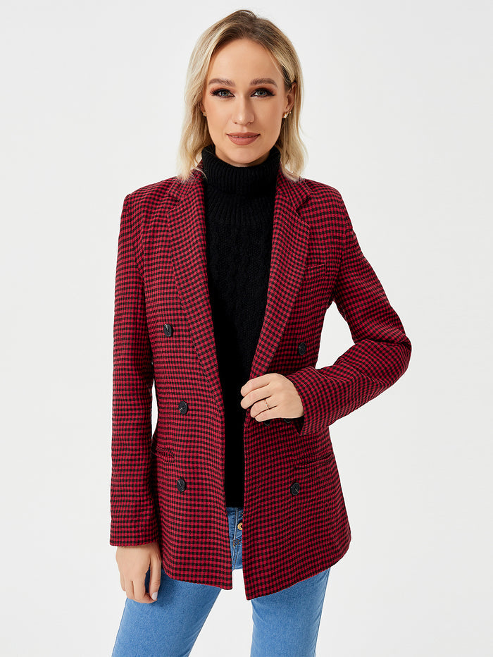 Womens Casual Blazer Jacket  Long Sleeve Work 0ffice Blazer Lapel  Jacket - Livefree