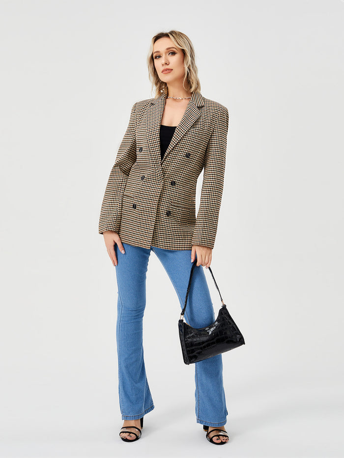 Womens Casual Blazer Jacket  Long Sleeve Work 0ffice Blazer Lapel  Jacket - Livefree