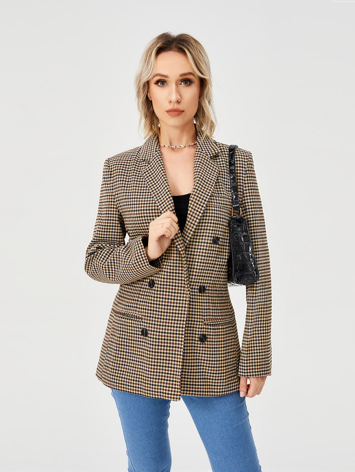 Womens Casual Blazer Jacket  Long Sleeve Work 0ffice Blazer Lapel  Jacket - Livefree
