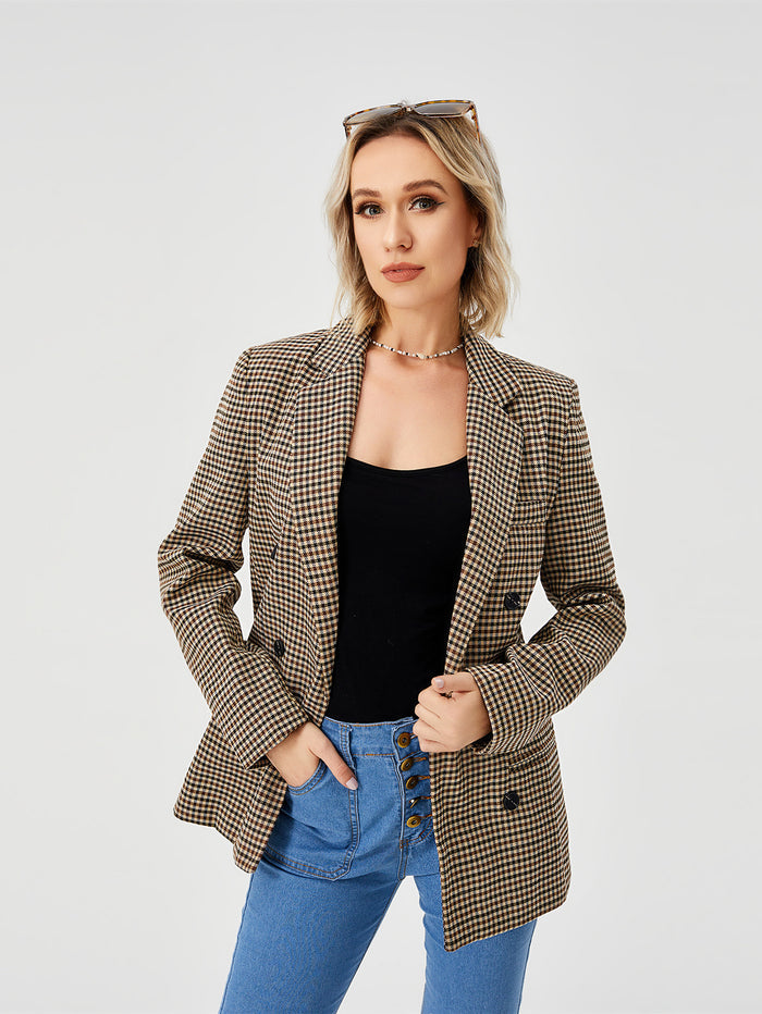 Womens Casual Blazer Jacket  Long Sleeve Work 0ffice Blazer Lapel  Jacket - Livefree