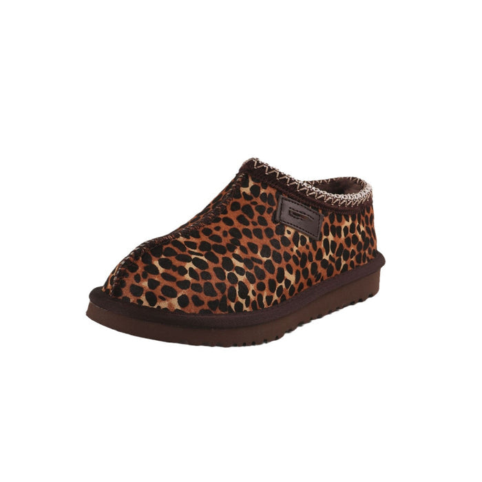 Women's One Pedal Shoes Genuine Leather Warm Plus Size - Livefree