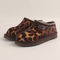 Women's One Pedal Shoes Genuine Leather Warm Plus Size - Livefree