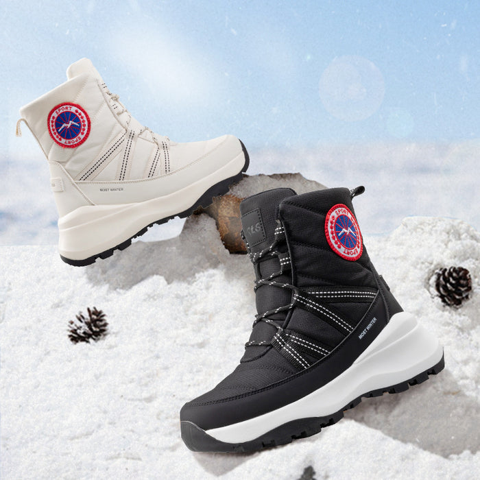 Women's Snow Boots Fleece-lined Thickened Short - Livefree