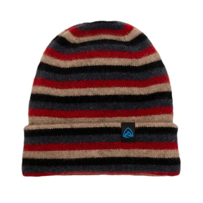 Zpacks Brushtail Possum Beanie in red stripe – studio view