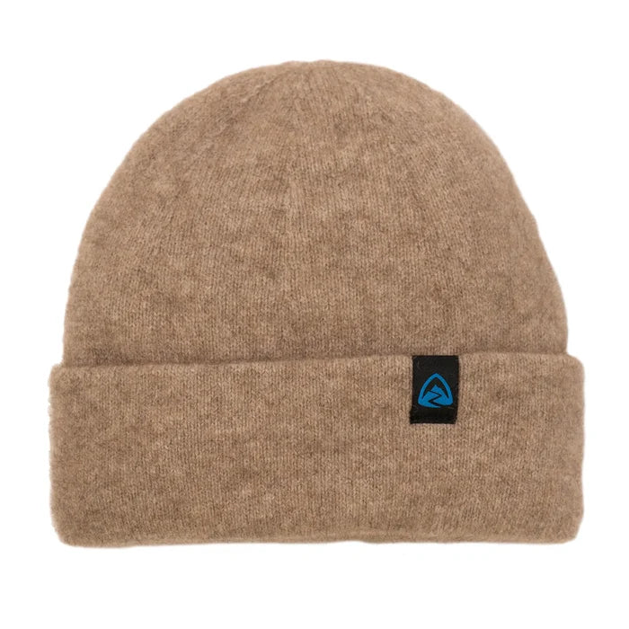 Zpacks Brushtail Possum Beanie in tan – studio view