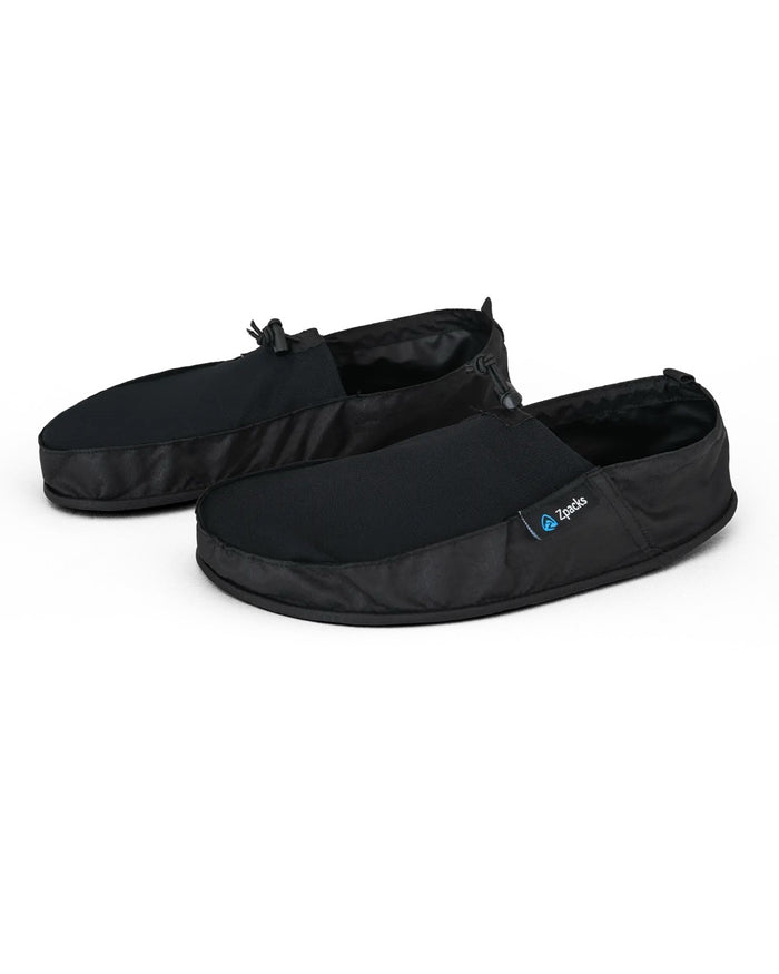 Zpacks Deluxe Camp Shoes in black – pair, studio view