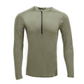 Zpacks Mirage Merino Sun Hoody in Light Olive, front – studio view