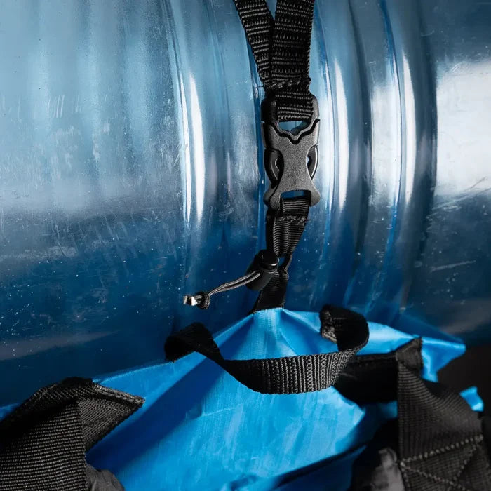Zpacks Nero V Top Strap – strap over gear on the pack, detail