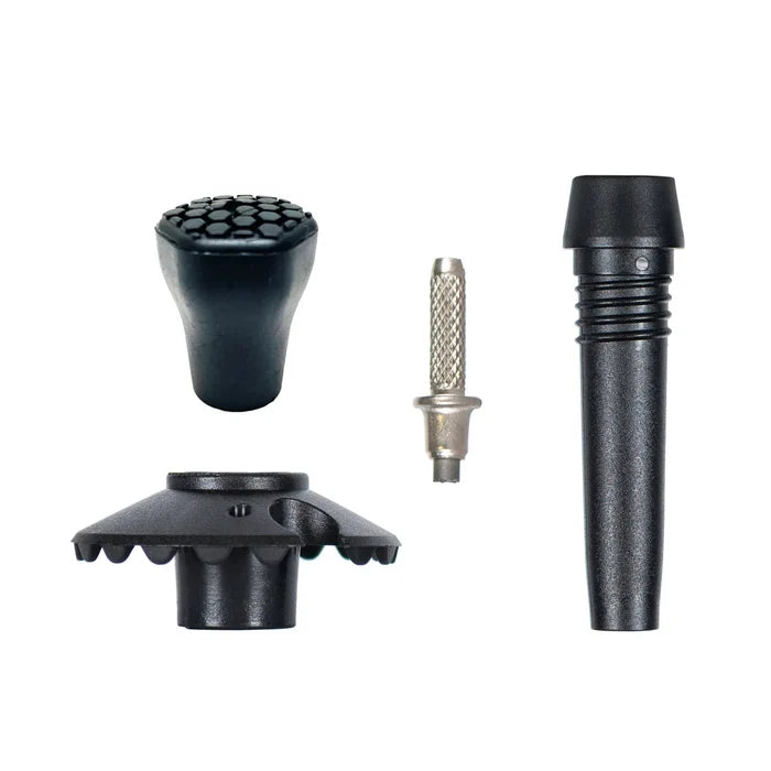 Zpacks replacement trekking pole carbide tip, basket and rubber tip