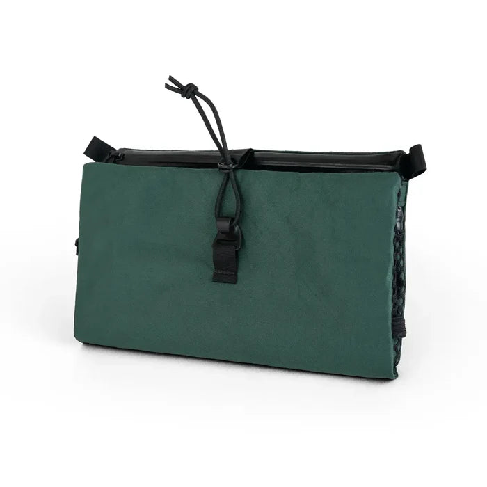 Zpacks Shower Satchel in green – front view, closed