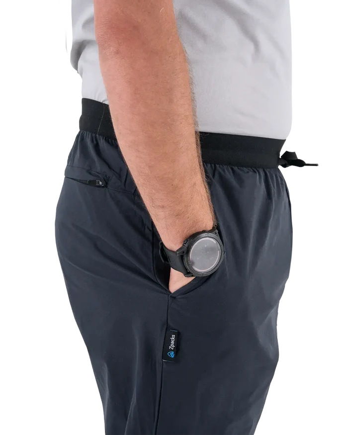 Zpacks Trail Cool Joggers – side pocket detail, worn
